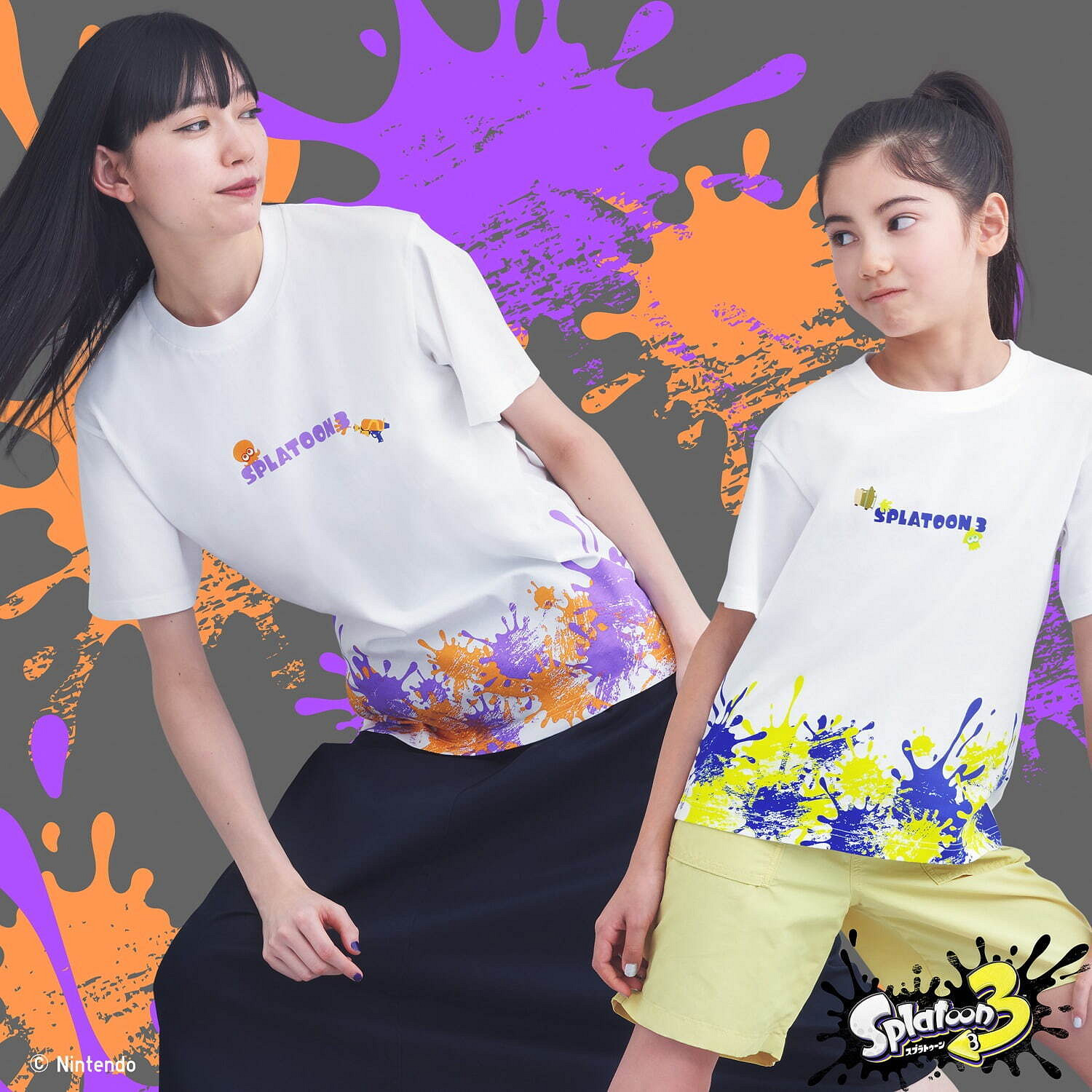 優衣庫連動《斯普拉遁3》T恤公布 日本地區3月24號上市