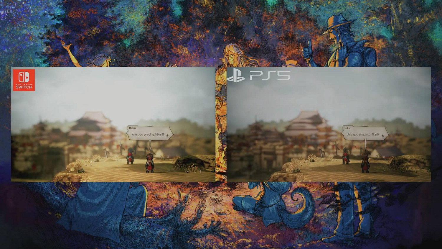 差距不大!《歧路旅人2》PS5/Switch畫質對比影像賞 差距不大!《歧路旅人2》PS5/Switch畫質對比影像賞