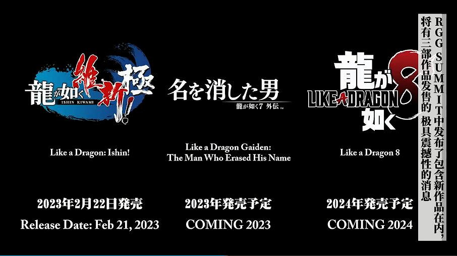 《人中之龍》紀錄片第三彈 探訪遊戲開發“不斷前進之龍” 《人中之龍》紀錄片第三彈 探訪遊戲開發“不斷前進之龍”