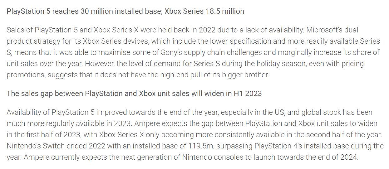 分析師：Xbox主機銷量達1850萬！微軟市場占有率提升