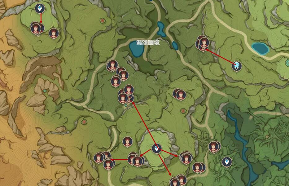 《原神》迪希雅突破材料收集路線分享 迪希雅突破素材怎麽採集？