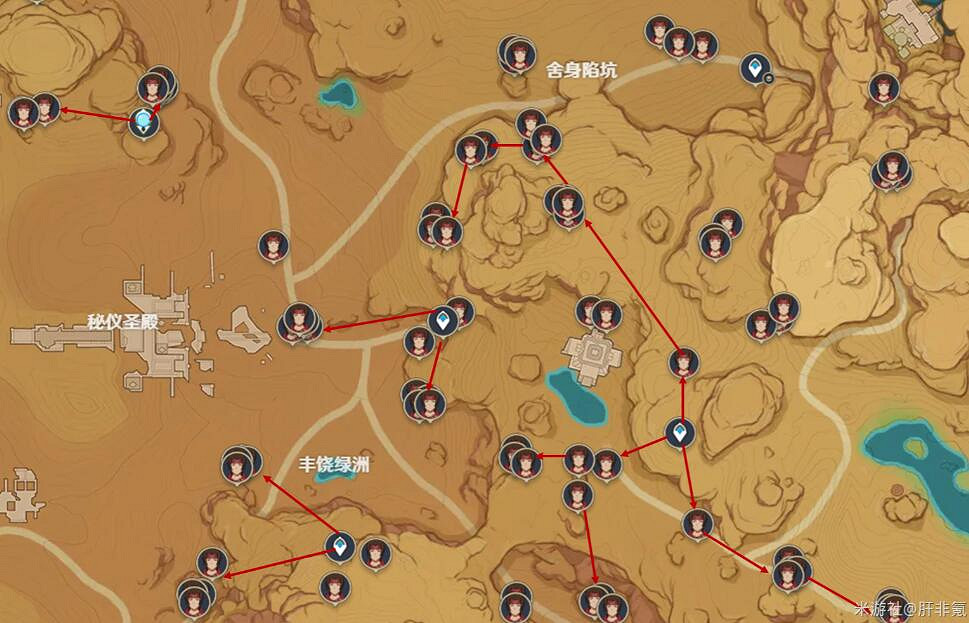 《原神》迪希雅突破材料收集路線分享 迪希雅突破素材怎麽採集？