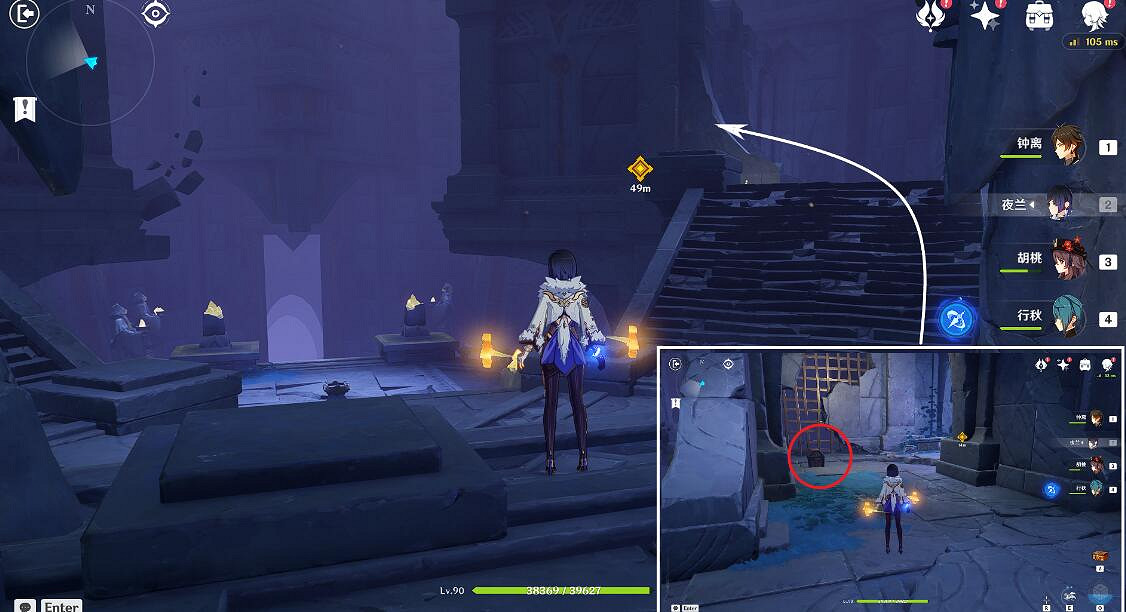 《原神》3.5魔神任務第三章第六幕秘境流程 魔神任務卡利貝爾寶箱收集