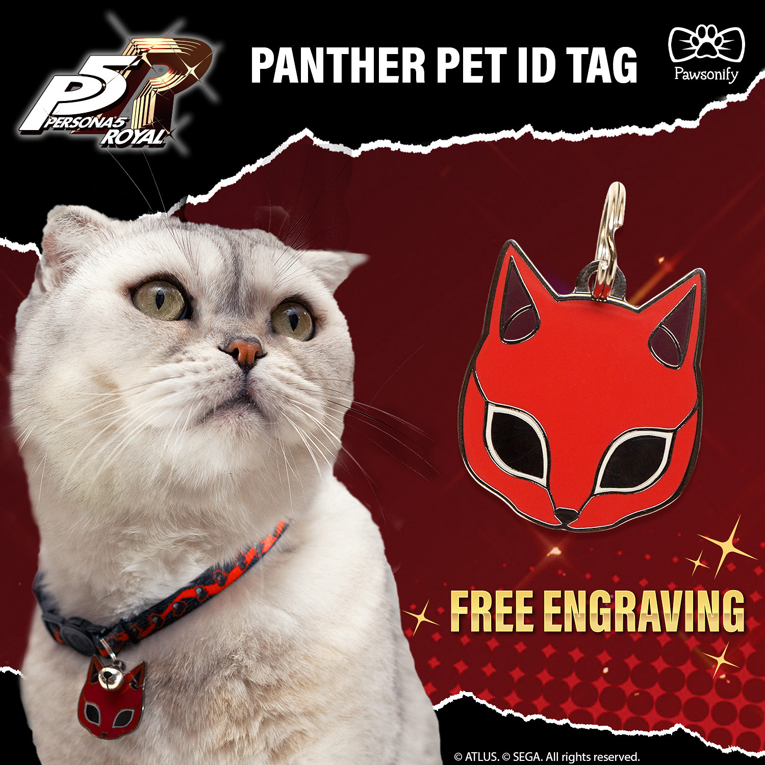 《女神異聞錄5》主題寵物用品開啟預定 貓狗怪盜團! 《女神異聞錄5》主題寵物用品開啟預定 貓狗怪盜團!