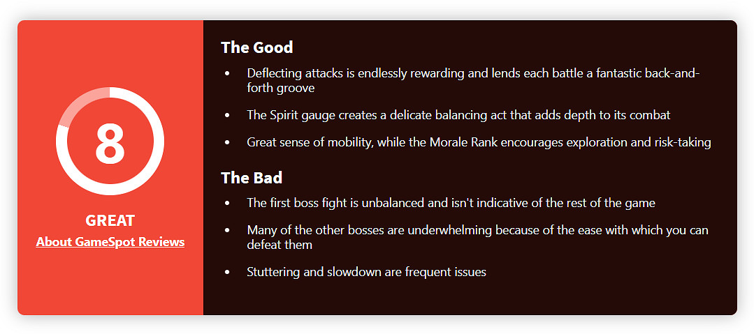 《臥龍蒼天隕落》全球媒體評分解禁!M站均分83 IGN8分