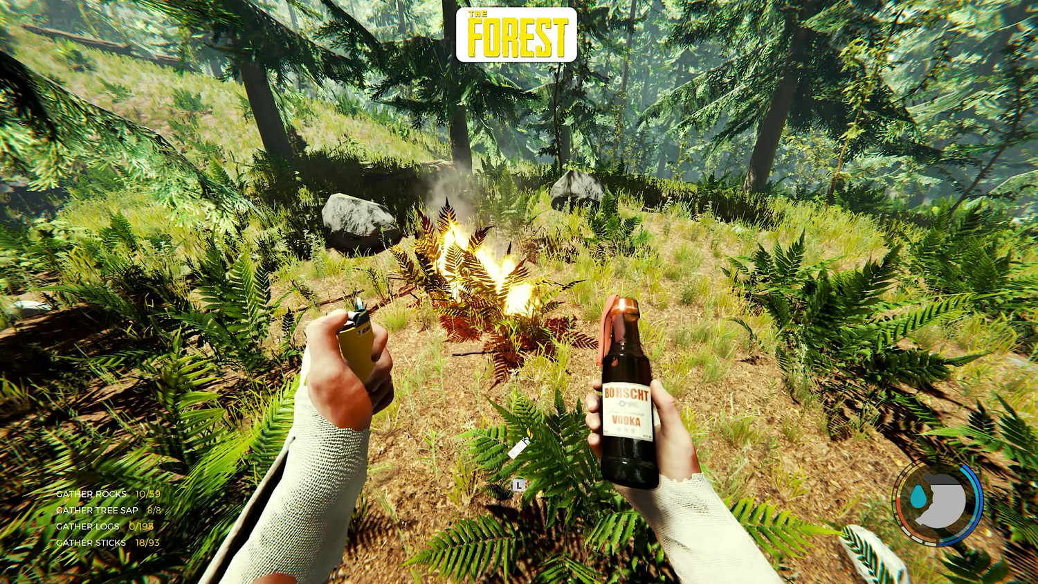 全面勝出！《森林之子》VS《森林》畫面/物理效果對比