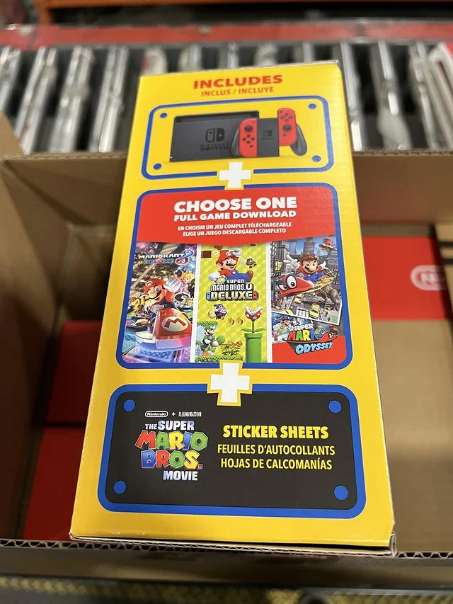 任天堂新Switch捆綁套裝實圖泄露！連動《瑪利歐》電影