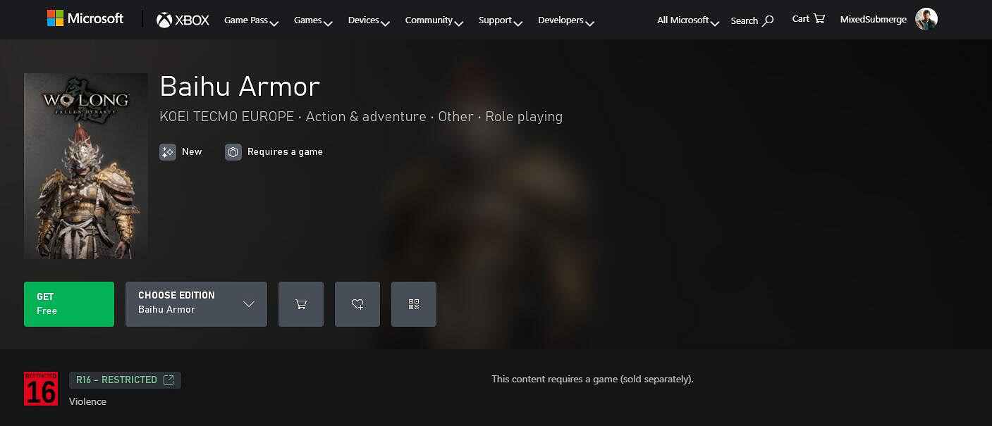 薅羊毛！ Xbox Game Pass (XGP) 版《臥龍：蒼天隕落》也能免費領首發特典