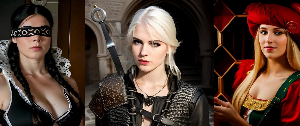 AI繪製《巫師3》女角色真人形象！玩家:比劇版好多了
