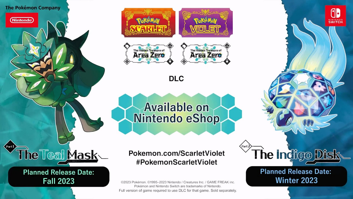 《寶可夢:朱/紫》DLC公開 年內推出 《寶可夢:朱/紫》DLC公開 年內推出