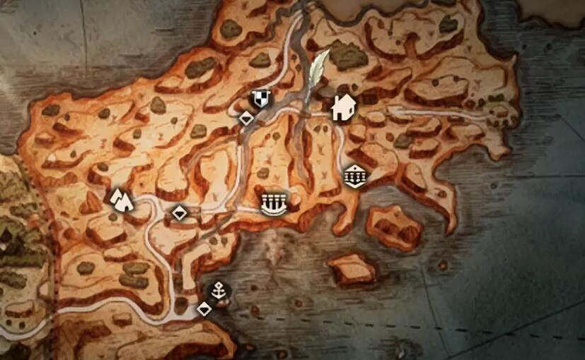 《歧路旅人2》職業祭壇位置地圖示注 職業工會在哪？