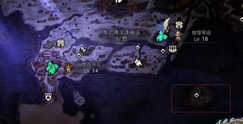 《歧路旅人2》職業祭壇位置地圖示注 職業工會在哪？