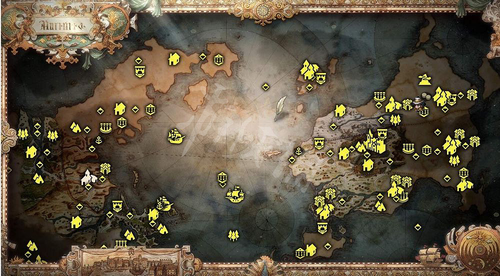 《歧路旅人2》全區域是怎樣的?完整地圖資料 《歧路旅人2》全區域是怎樣的?完整地圖資料