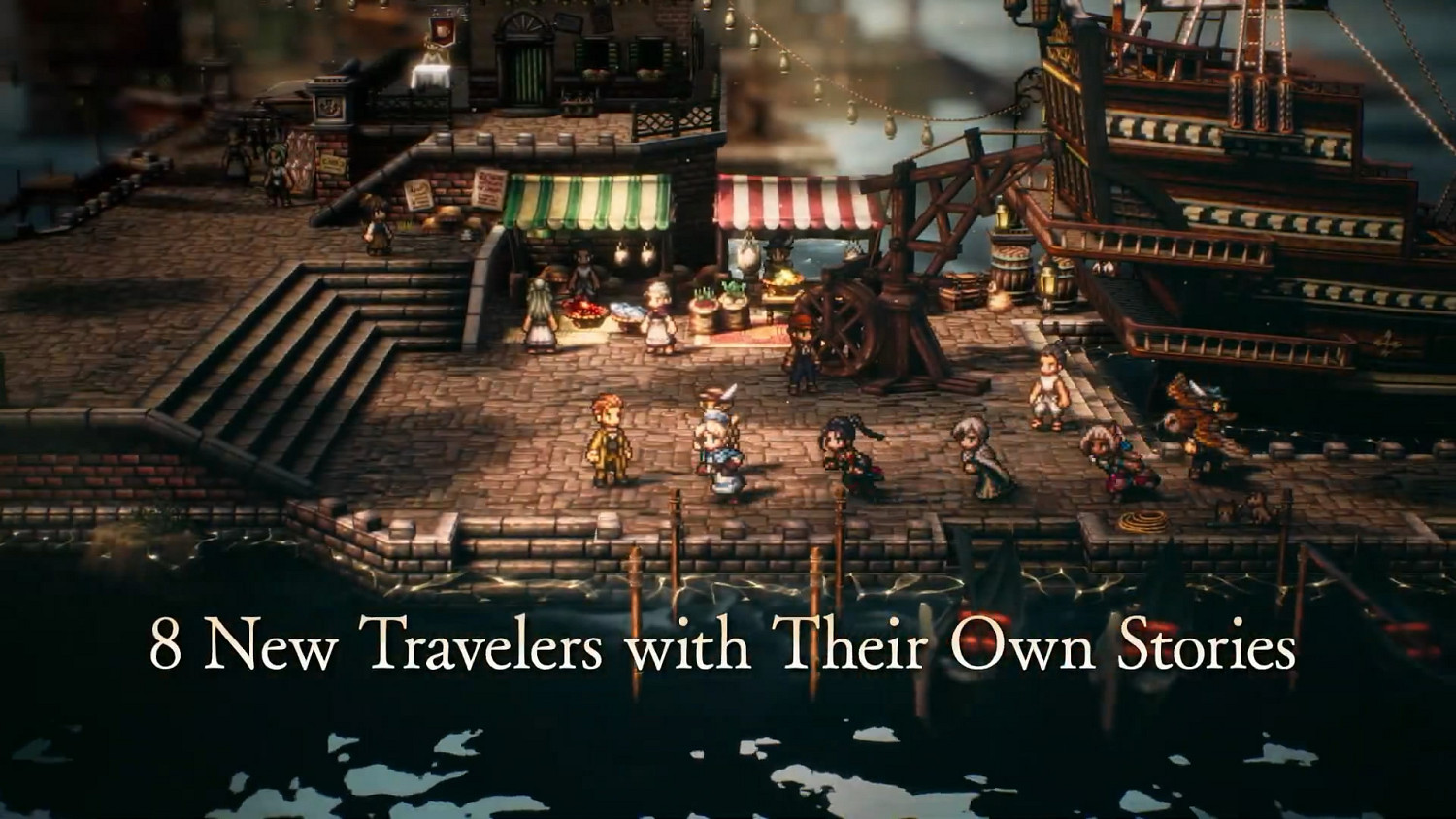 Square Enix公布JRPG《歧路旅人2》媒體讚譽預告片