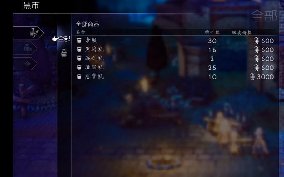 《歧路旅人2》黑市介紹  黑市位置在哪？