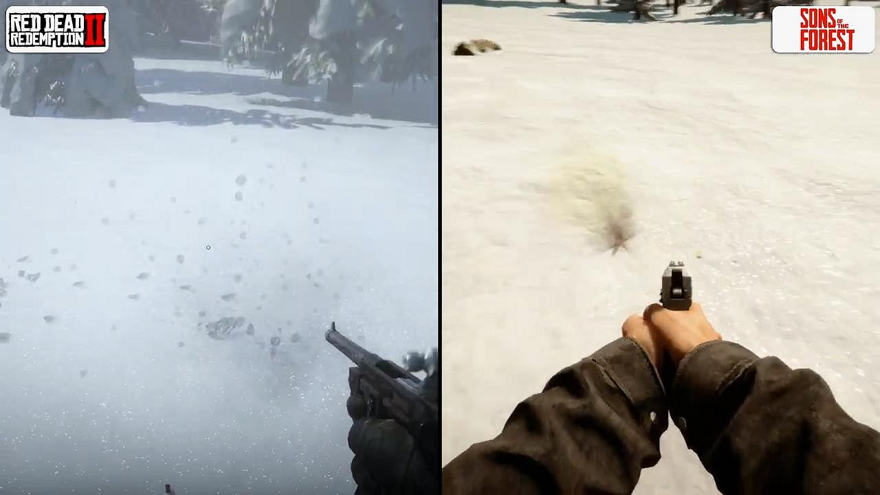 《森林之子》遊戲畫面和大鏢客2對比怎麽樣？遊戲畫面對比一覽