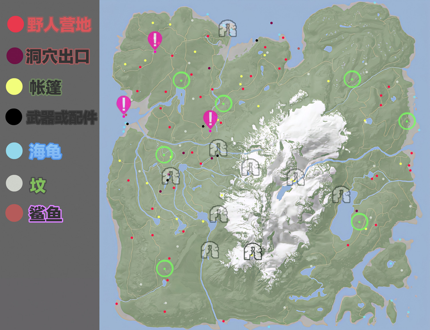 《森林之子》野人營地位置在哪?野人營地地圖分布一覽 《森林之子》野人營地位置在哪?野人營地地圖分布一覽