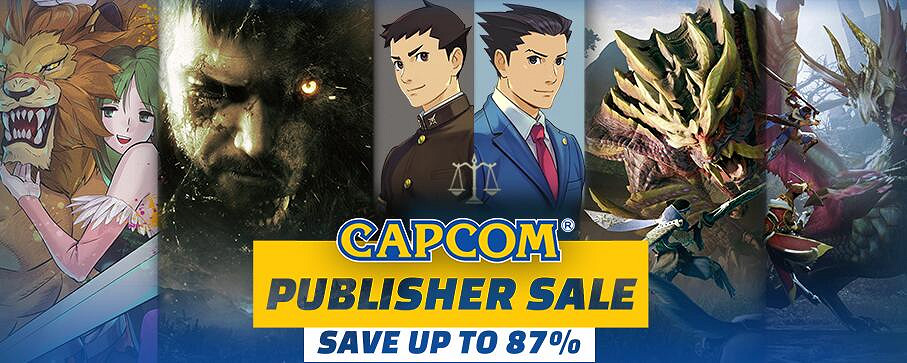 卡普空Steam特惠：怪獵生化快打旋風鬼泣等遊戲最高省87%