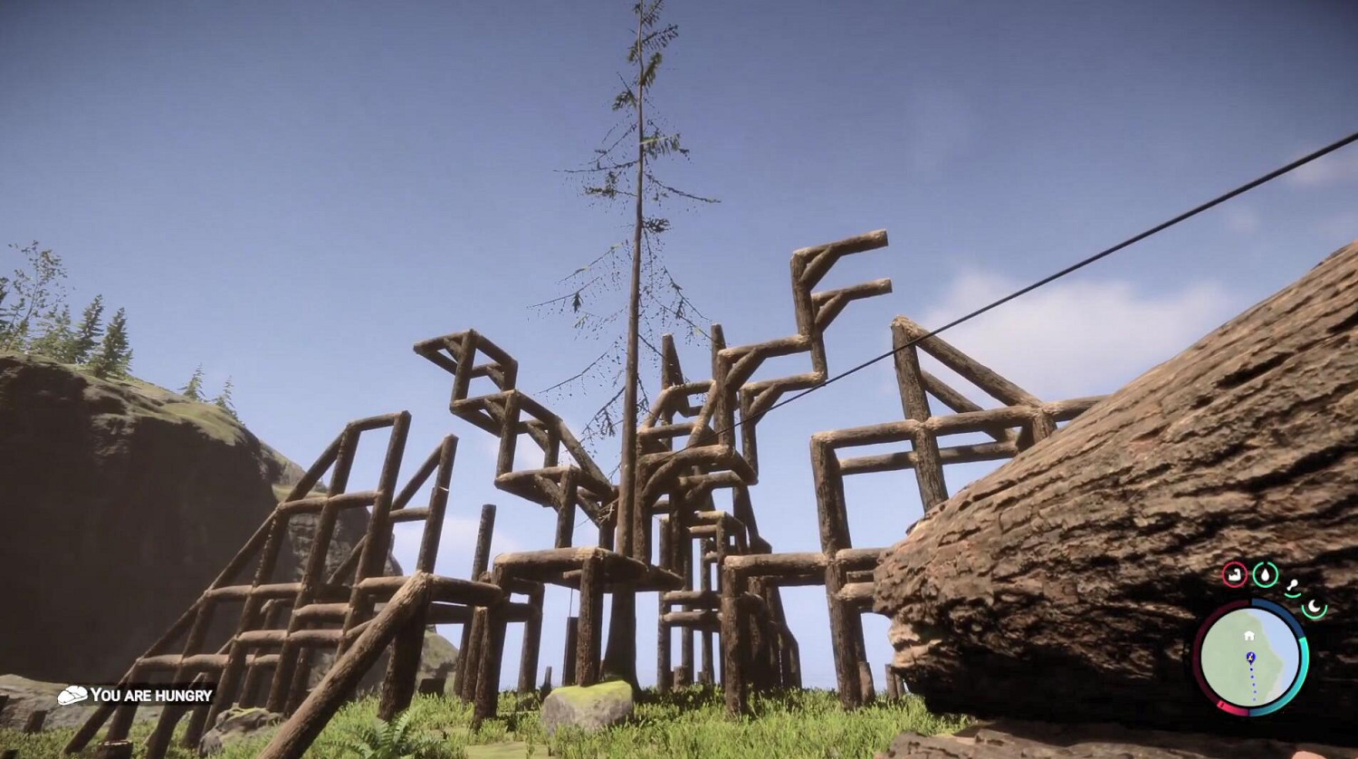 再也不怕怪了!《森林之子》玩家展示如何造大型樹屋 再也不怕怪了!《森林之子》玩家展示如何造大型樹屋