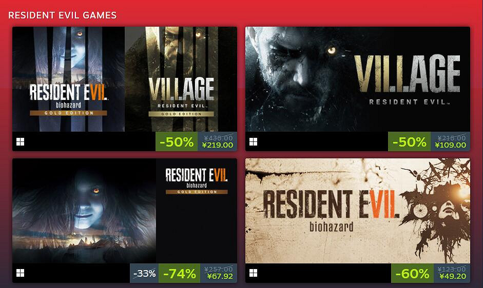 卡普空Steam特惠：怪獵生化快打旋風鬼泣等遊戲最高省87%