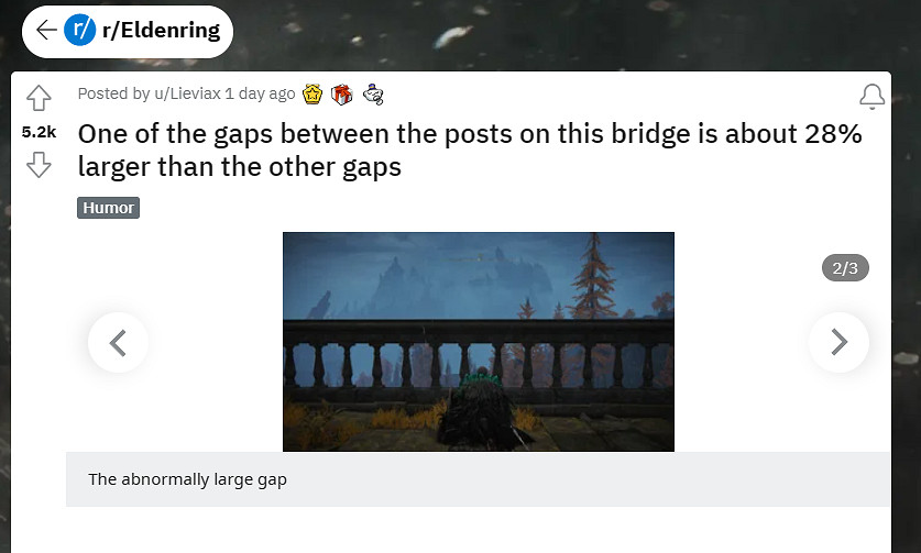 《艾爾登法環》玩家太閒！竟在一座橋上發現不為人知的秘密