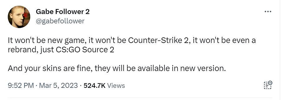 一代皮膚能保留？網傳的&quot;CSGO2&quot;可能並非全新遊戲！