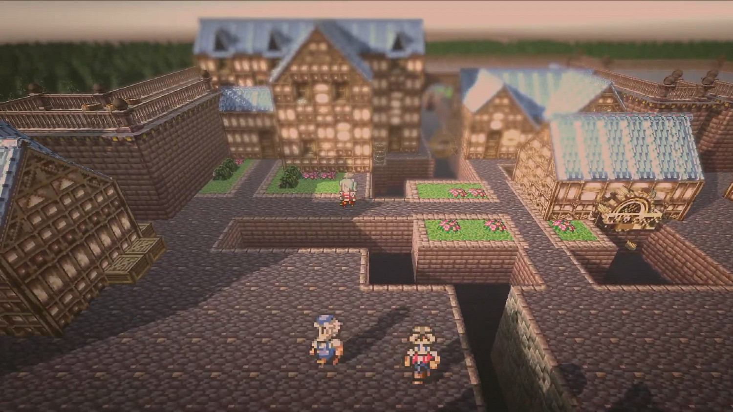 有《歧路旅人》那味了！飯製2D-HD畫風《最終幻想6》