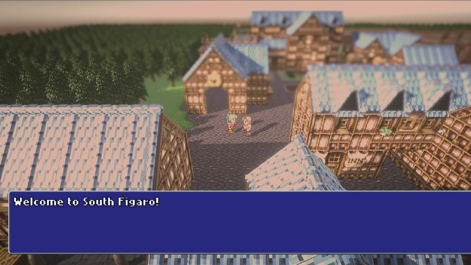 有《歧路旅人》那味了！飯製2D-HD畫風《最終幻想6》