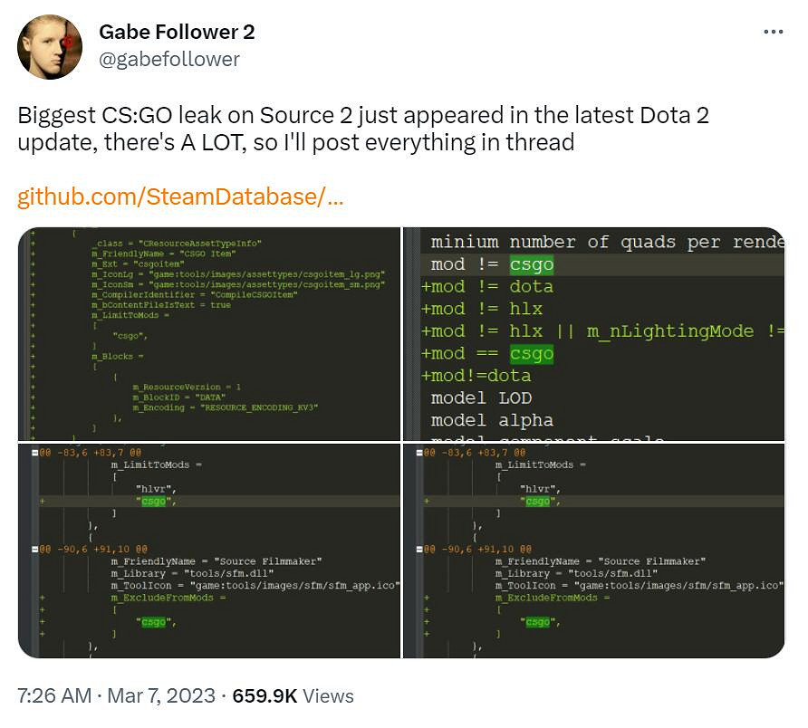 《DOTA2》更新泄露&quot;CSGO2&quot;大量內容！傳言是真的！