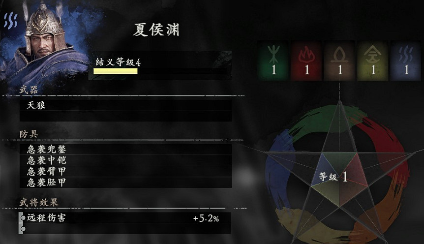 《臥龍蒼天隕落》夏侯淵屬性一覽？夏侯淵武將屬性介紹