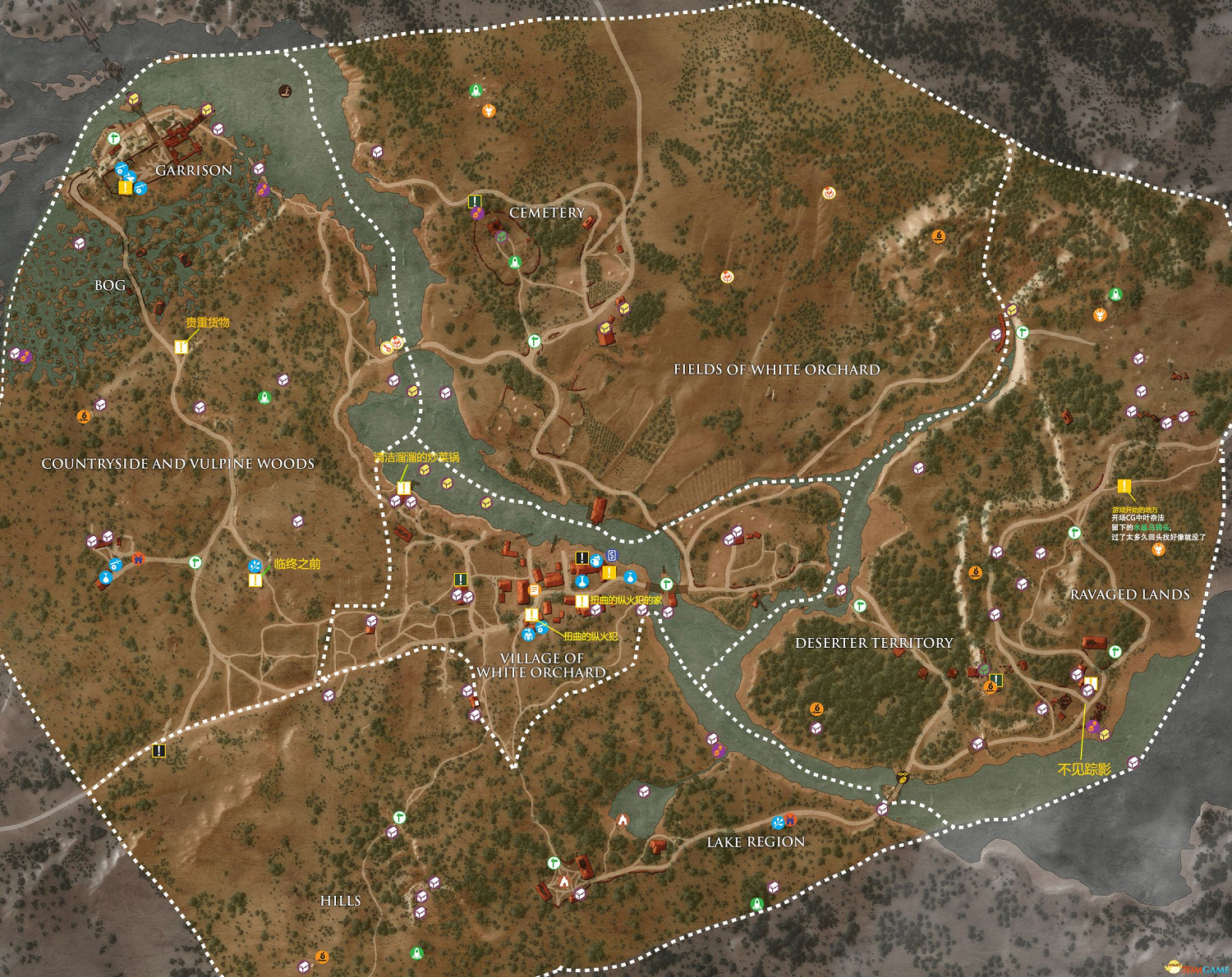 《巫師3次世代版》隱藏任務在哪?隱藏任務地圖示注一覽 《巫師3次世代版》隱藏任務在哪?隱藏任務地圖示注一覽