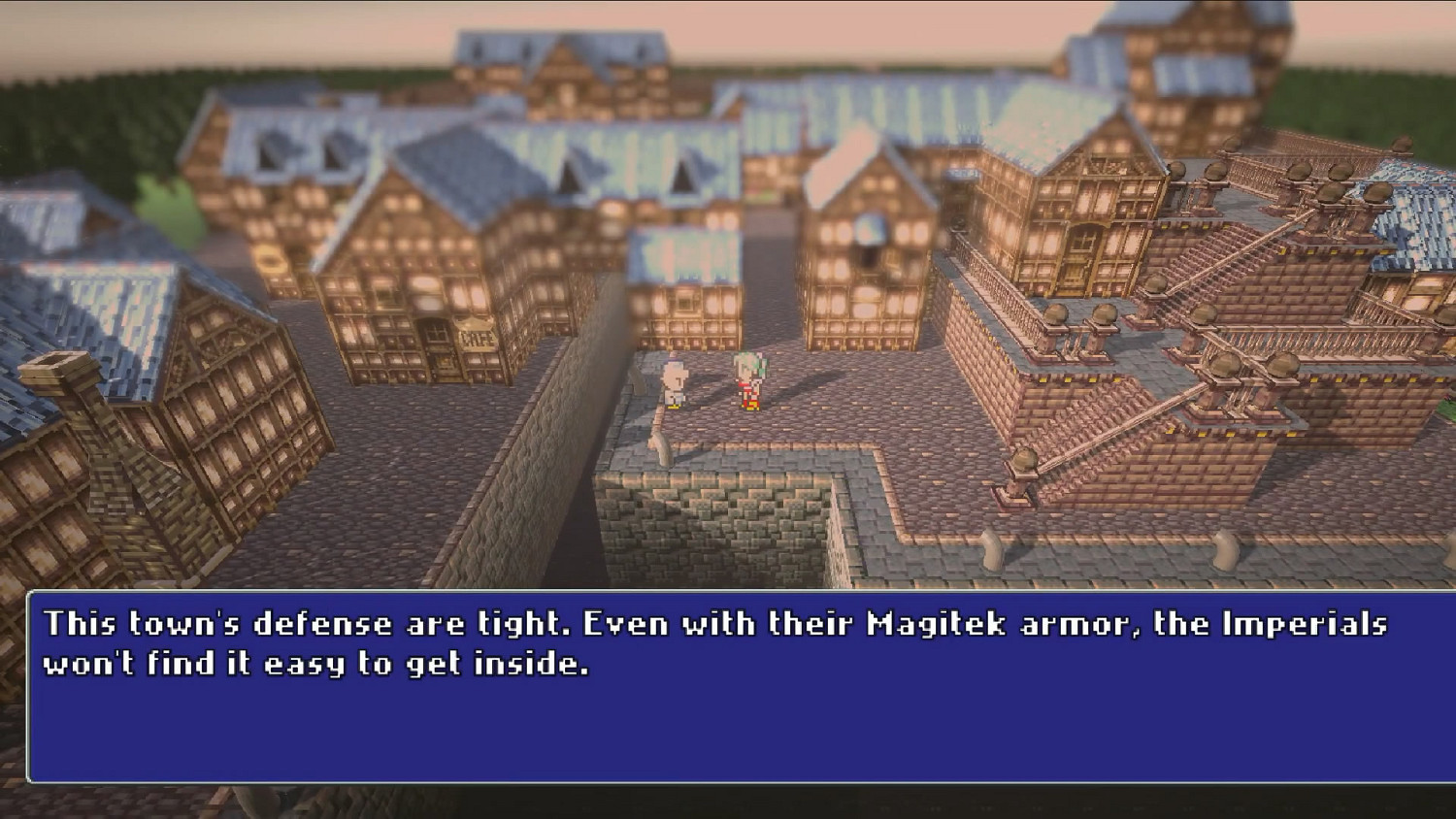 有《歧路旅人》那味了！飯製2D-HD畫風《最終幻想6》