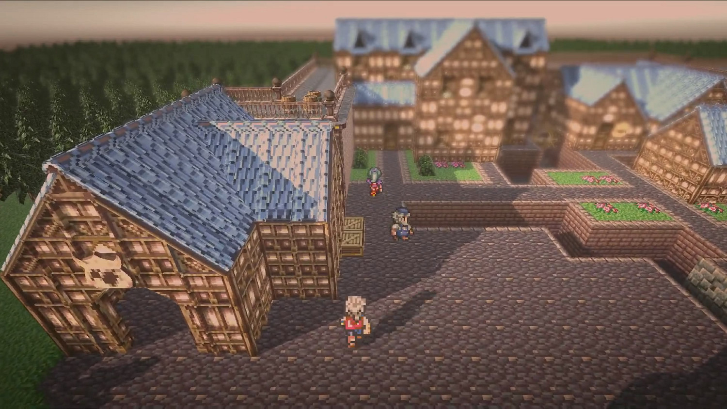 有《歧路旅人》那味了！飯製2D-HD畫風《最終幻想6》