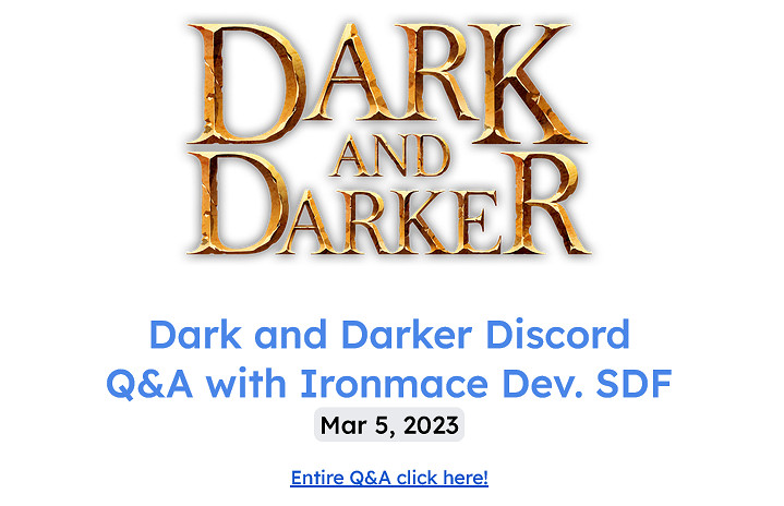 《Dark and Darker》將有內購 官方：還不知道賣什麽