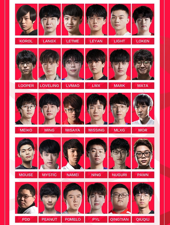 《LOL》LPL將評選十周年十大選手 候選名單公布！
