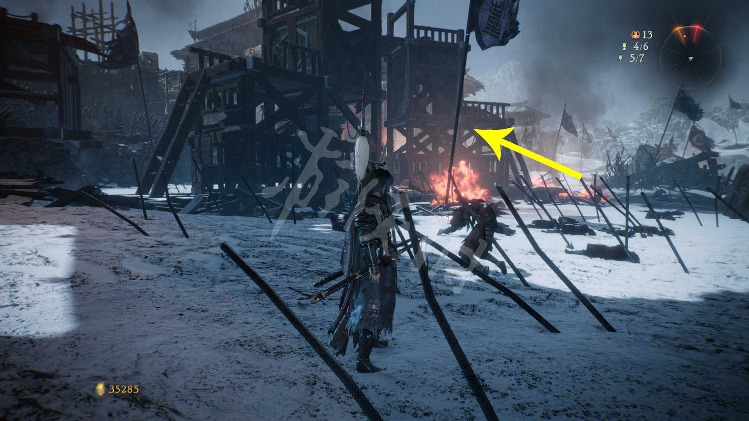 《臥龍蒼天隕落》虎牢關小旗子在哪？虎牢關小旗位置分享