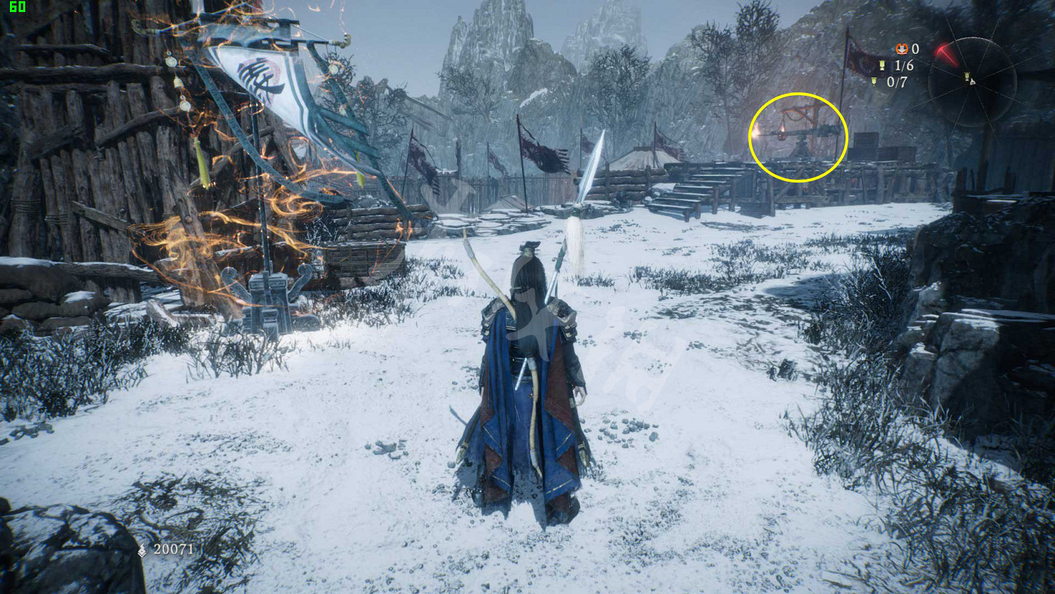 《臥龍蒼天隕落》虎牢關小旗子在哪？虎牢關小旗位置分享