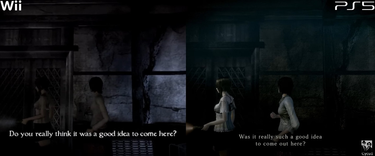 《零:月蝕的假面》重製版與原版對比 老婆顏值大提升! 《零:月蝕的假面》重製版與原版對比 老婆顏值大提升!