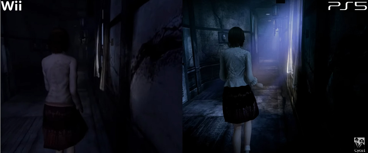 《零:月蝕的假面》重製版與原版對比 老婆顏值大提升! 《零:月蝕的假面》重製版與原版對比 老婆顏值大提升!