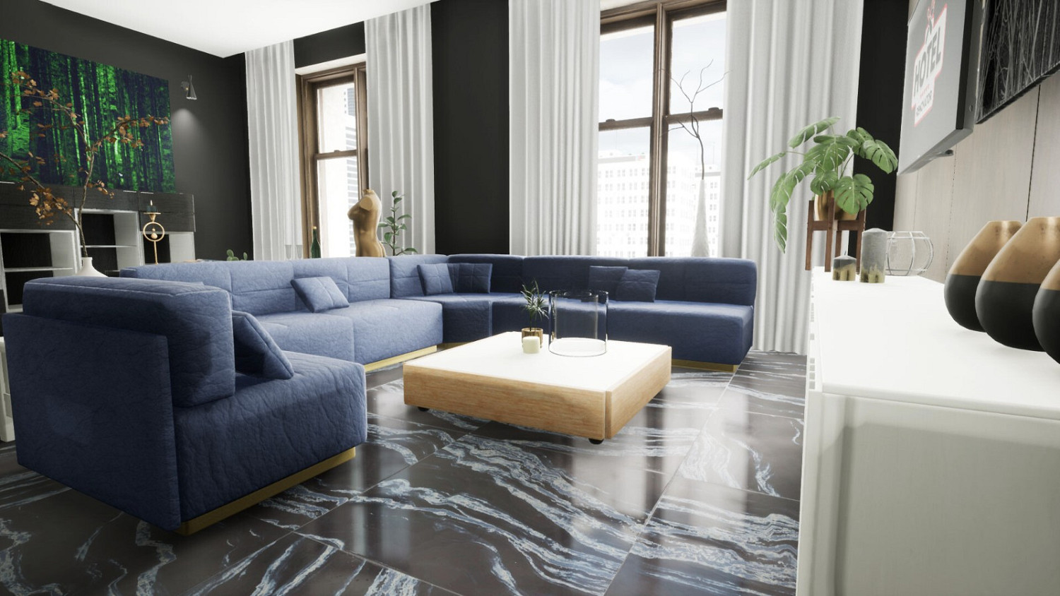 裝修設計模擬遊戲《酒店大改造》現已登陸Steam