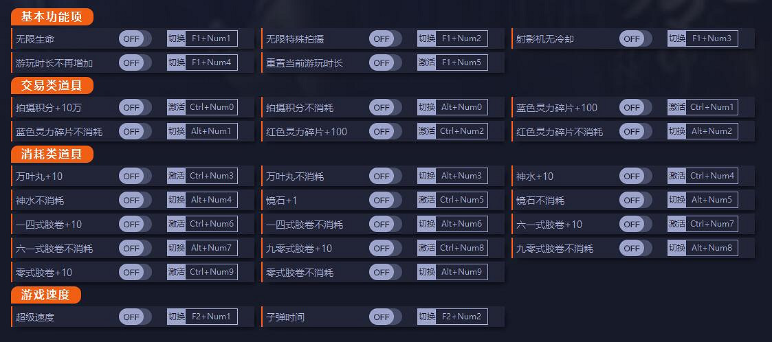 《零:月蝕的假面》一修大師二十七項修改器 《零:月蝕的假面》一修大師二十七項修改器