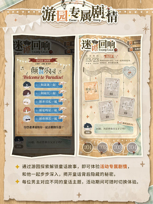 《光與夜之戀》迷境回響開啟時間 迷境回響活動玩法內容