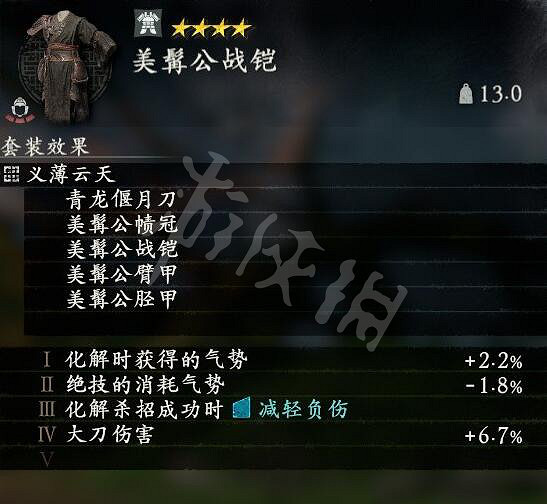 《臥龍蒼天隕落》關羽套裝效果怎麽樣？關羽套裝使用心得