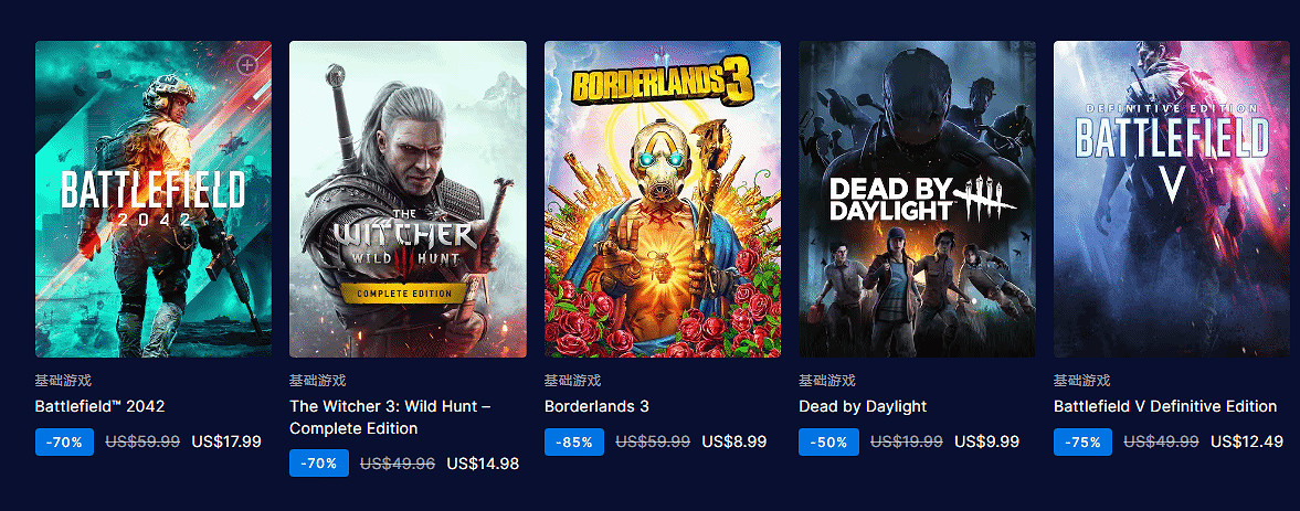 最低2.5折！Epic冬末特賣：2077、大鏢客等迎好價！