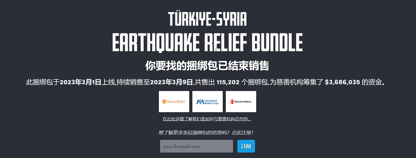 Humble Bundle的“慈善包”開始做真正的慈善了