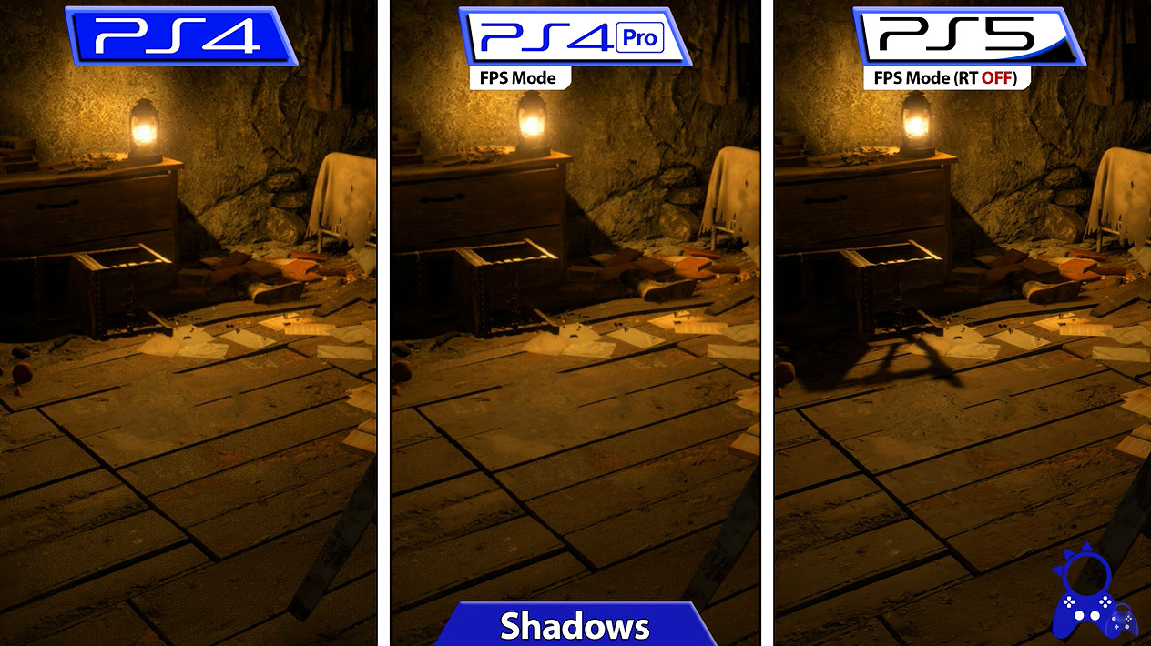 《惡靈古堡4重製版》Demo PS各主機畫面對比 《惡靈古堡4重製版》Demo PS各主機畫面對比