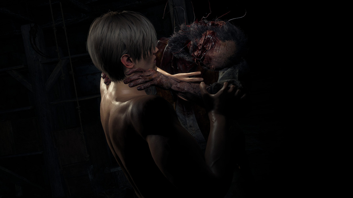 真的“三光”！《惡靈古堡4：重製版》裡昂裸身Mod