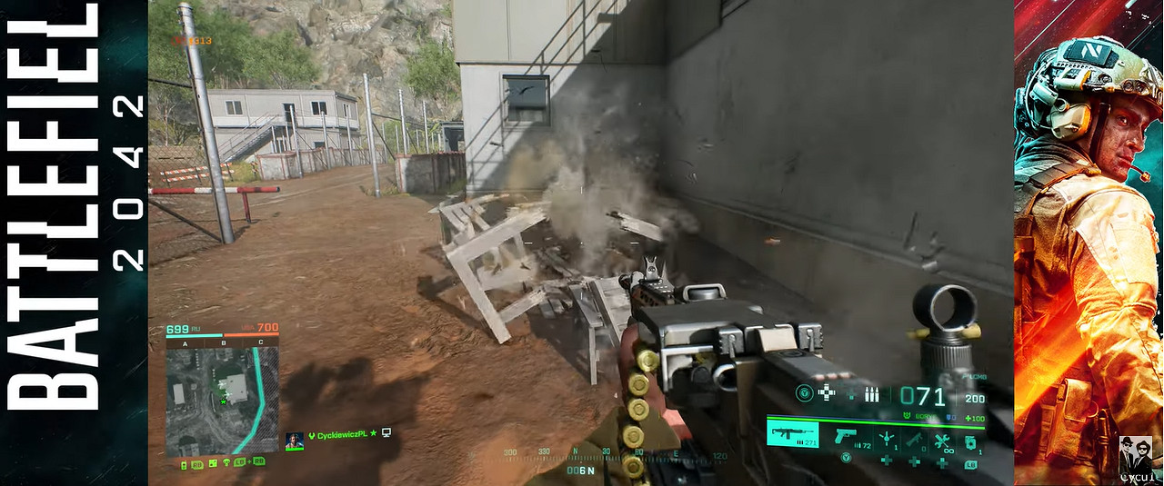 免費團戰FPS遊戲《決賽》與《戰地風雲2042》場景破壞比較