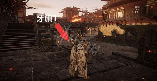 《臥龍蒼天隕落》飄搖紫微光旗子在哪？飄搖紫微光旗幟位置分享