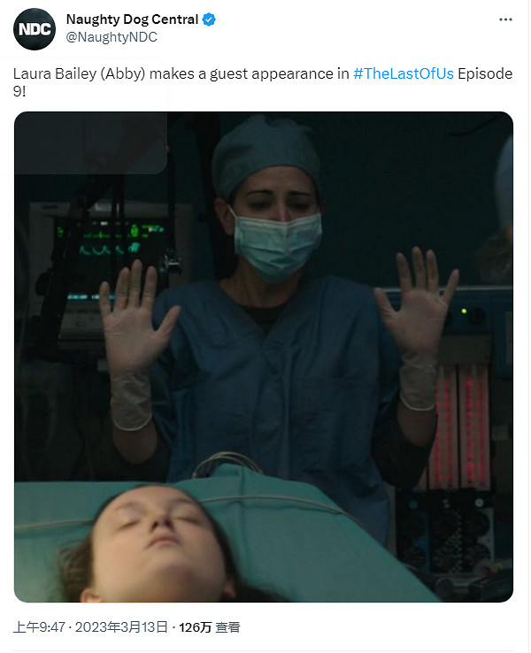 艾比配音演員客串出演《最後生還者》真人劇最後一集